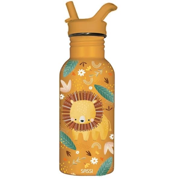 Sassi Junior - Chompy the lion flaska i rostfritt stål 500 ml
