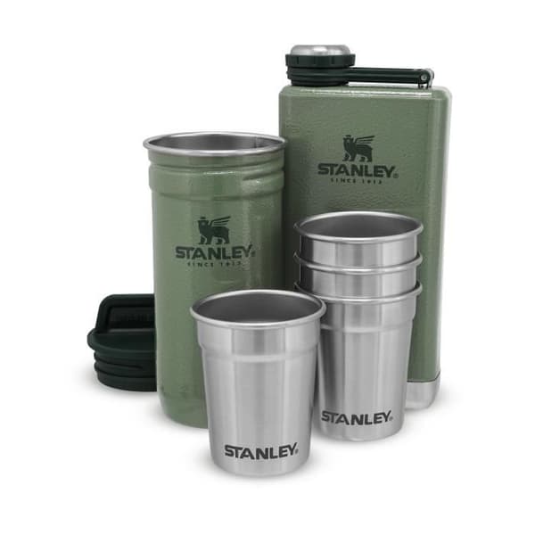 Pre-Party Shot Glas Set + Adventure Flask Set - Hammertone Green – Stanley