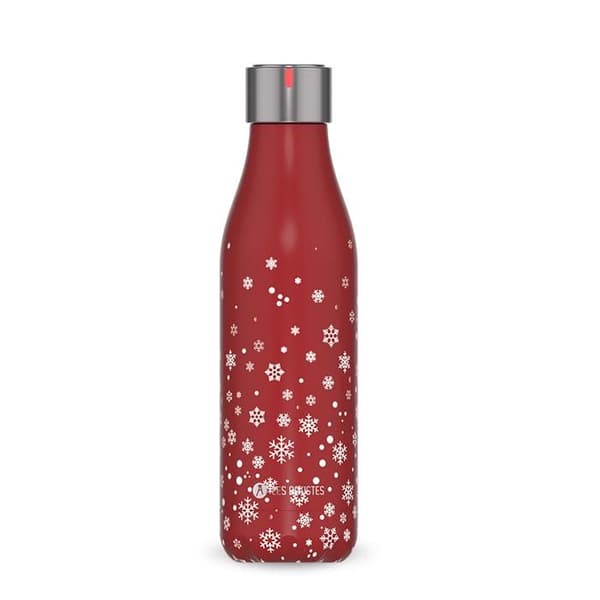 Isolerglas - Les Artistes Paris - XMas 500 ml - Rostfritt stål - Röd - Vattentät
