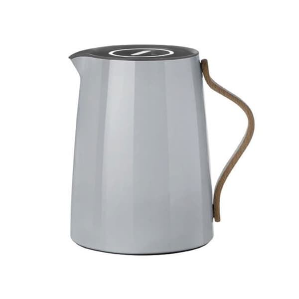 Thermos för te - Stelton - Emma - Rostfritt stål - Handtag i bok - 1 L