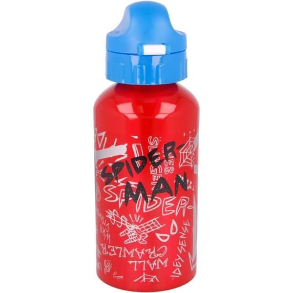 Spiderman Marvel premium vattenflaska i aluminium - rojo - 500 ml