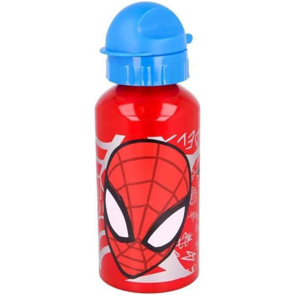 Spiderman Marvel premium vattenflaska i aluminium - rojo - 500 ml