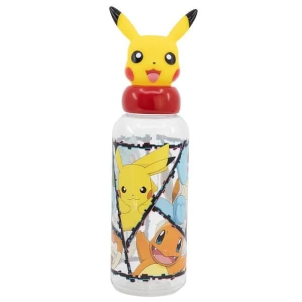 Vattenflaska - STOR - Pokémon Pikachu - 3D - Vit - Barn - Blandat - 500 ml