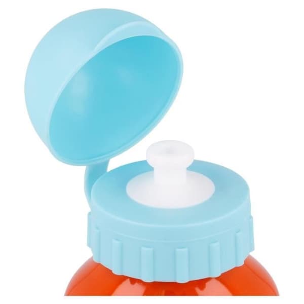 Stor dricksflaska Peppa Pig junior 400 ml aluminium orange/blå