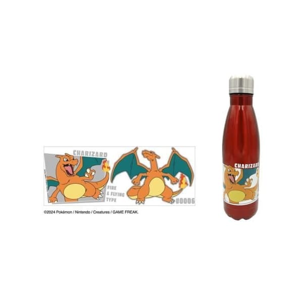 POKEMON - Charizard - ROSTFRI FLASKA 780ML STOR 5609227