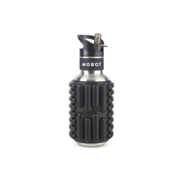 Svart sportflaska med triggerpunktbeläggning - MOBOT - 0,5 liter