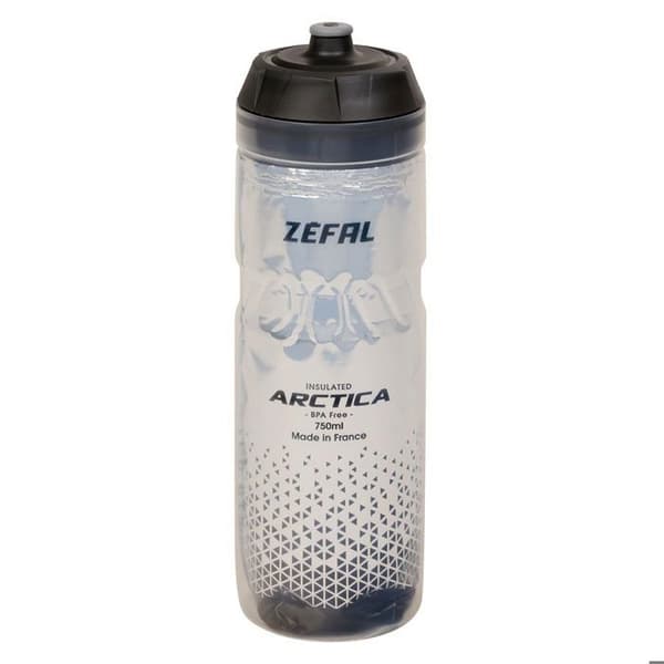 Isolerad flaska - Zefal - Arctica 75 - Silver/Svart - 750ml - Isolerad i 2h30