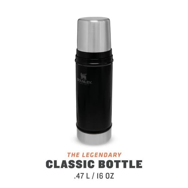 Klassisk legendarisk isolerad flaska - 0,47L / 16OZ - Mattsvart – Stanley