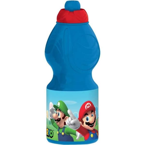Vattenflaska - Super Mario - 400 ml - Melamin - Barn - Blandat