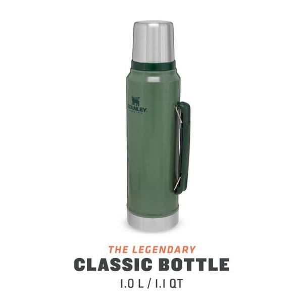 Klassisk legendarisk isolerad flaska - 1L / 1,1QT - Hammertone Grön – Stanley