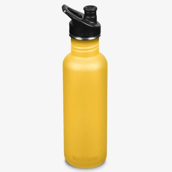 Klassisk vattenflaska i rostfritt stål 532 ml Old Gold Sport Cap - KLEAN KANTEEN 0,00