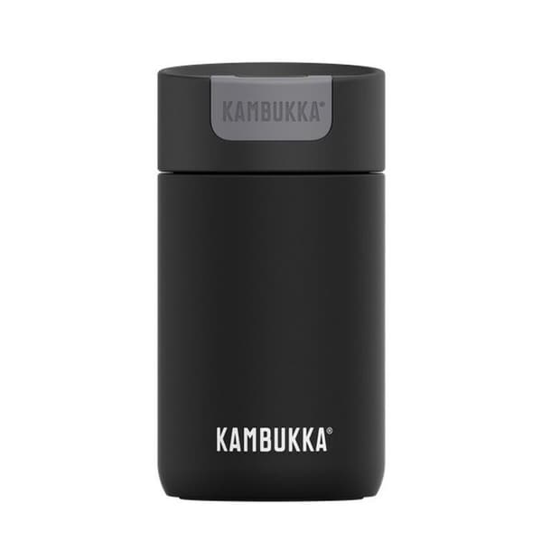 Termokande Kambukka Olympus Sort Silikone Rustfrit stål 300 ml