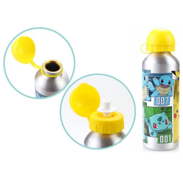 Vattenflaska i aluminium 500ml - Pokemon