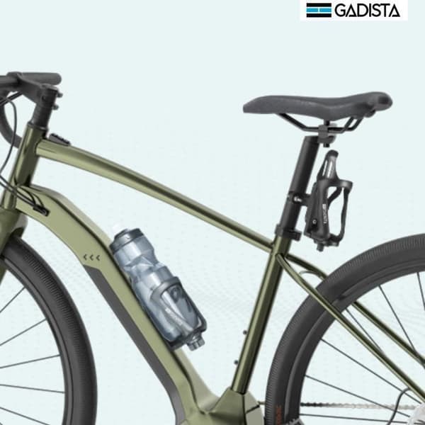 Justerbar flaskbur - Cykel/Motorcykel - Svart - För 48-80 mm flaskor - Enkel installation