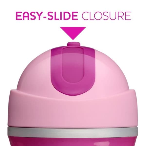 Sport Cup - Chicco - Lila - 266ml - Silikonhalm - Isolerande vägg