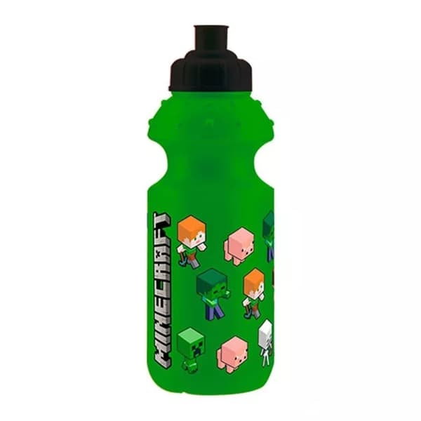 Minecraft Vattenflaska/Sportflaska för Barn 400ml Grön