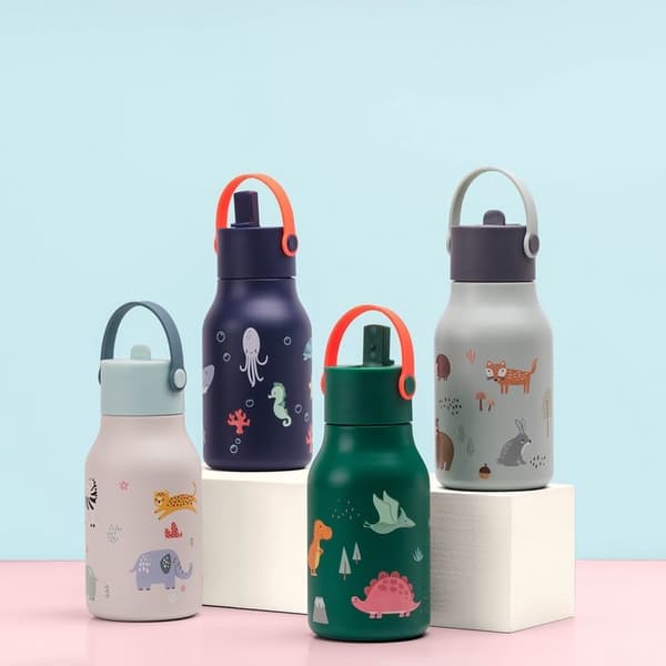 LL-Børneflaske 400ml Dino Lille Lund
