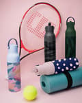 Miniatyrbillede 2 af 3: LL-Flaske 500ml Indigo med Pink Spots Sport