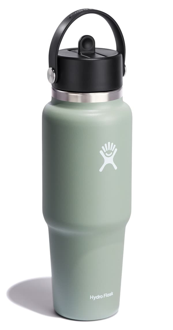 HF-flaske 32 oz Wid FlexStraw Travel Bootle Agave
