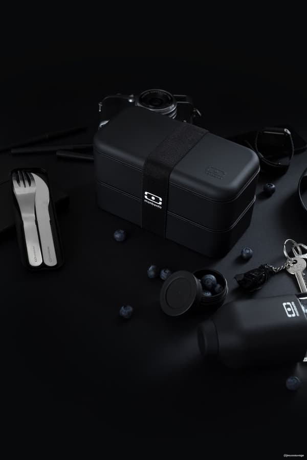MB-Bottle Positive M, Sort Onyx
