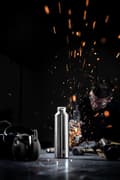 Miniatyrbild 5 av 11: MB-Thermal flaska Stål, Metallic Silver