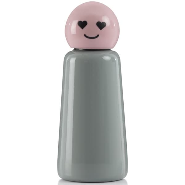 LL-Flaske 300ml Grå/Pink Heart Skittle Mini