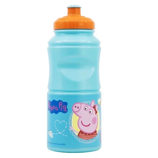 Greta Gris Vattenflaska/Sportflaska för Barn 380ml Blå