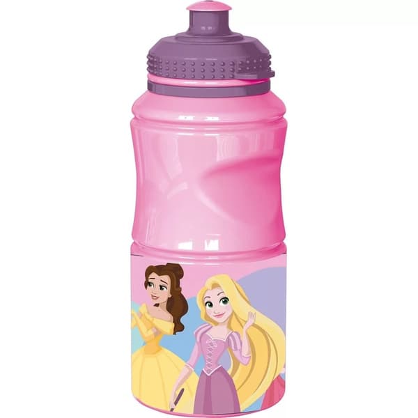 Disney Prinsessor Vattenflaska/Sportflaska för Barn 380ml Rosa