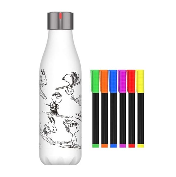 Isolerad flaska - LES ARTISTES DE PARIS - Snoopy - 500 ml - Rostfritt stål - Anpassningsbar