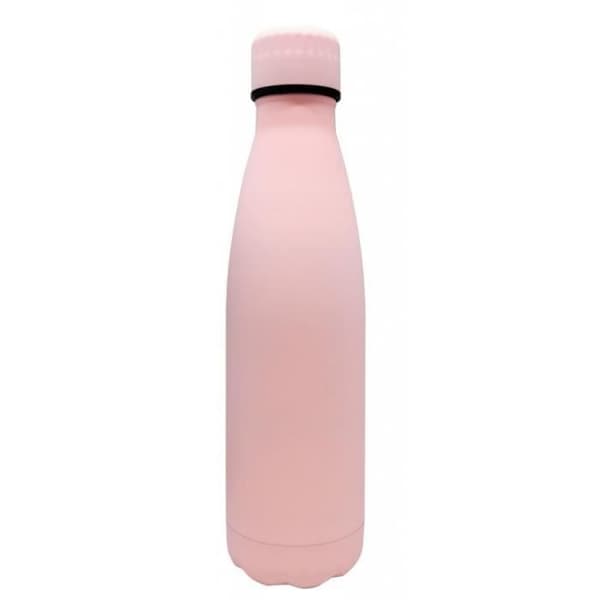 Flaska - NERTHUS - Fih 715 - Rostfritt Stål - 500 ML - Pastell Rosa - Utan BPA