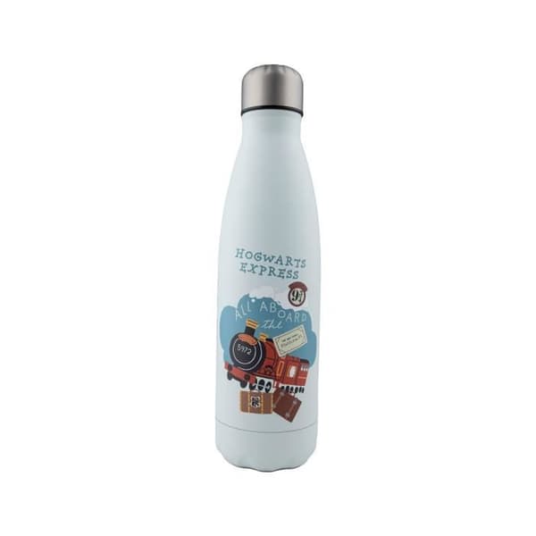 Isolerad vattenflaska - CINEREPLICAS - Harry Potter - Hogwarts Express - 500 ml - Rostfritt stål - Vit