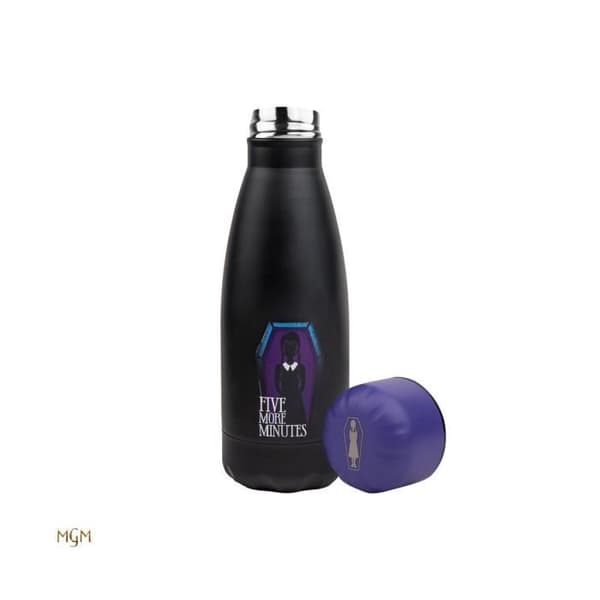 Isolerad flaska - CINEREPLICAS - Onsdag - Kista - 500 ml - Rostfritt stål - Svart