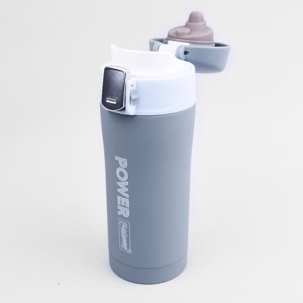 Isolerad flaska - Termos - Maestro Power - 300 ml - Rostfritt stål - Grå