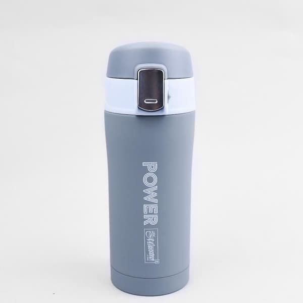 Isolerad flaska - Termos - Maestro Power - 300 ml - Rostfritt stål - Grå