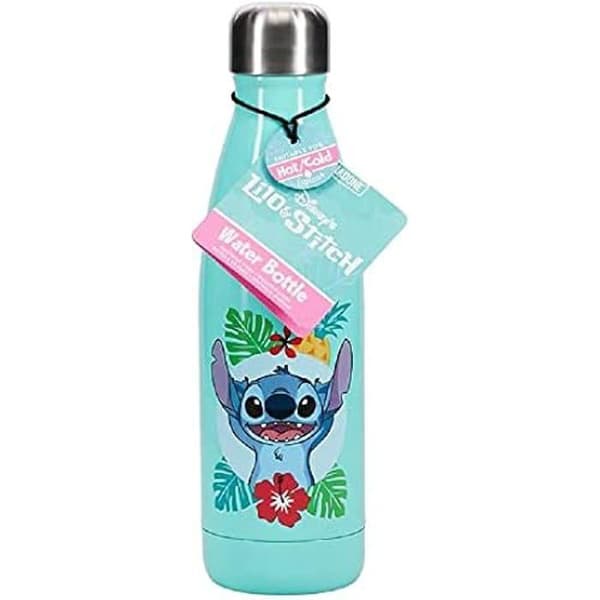 Lilo & Stitch metallisolerad flaska - PALADONE - 500ml - Förvaring 12 timmar varm / 24 timmar kall