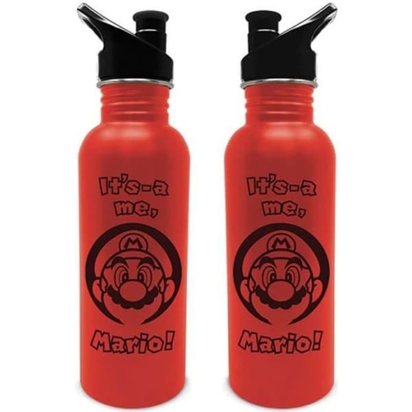 Gourde - Nintendo - Mario - Metallisk - 700 ml - Röd