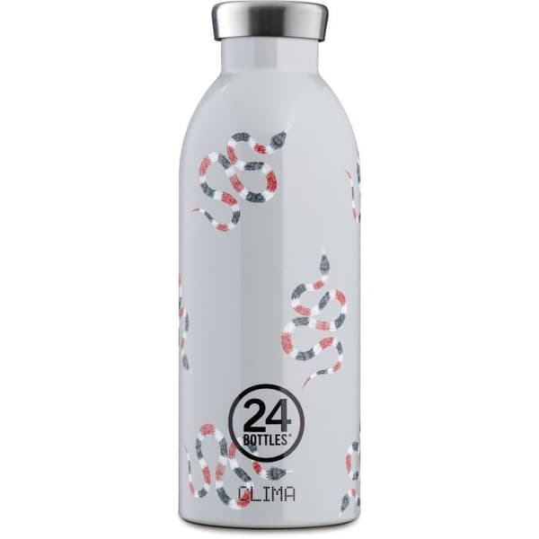 Vattenflaska - 24flaskor - Clima 500 ml - Rostfritt stål - Läcksäker - Kompakt design