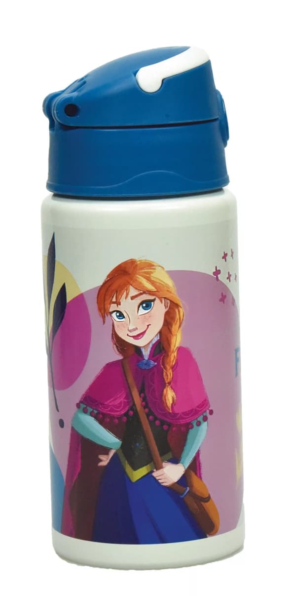 Frost Aluminium Vattenflaska/Sportflaska med krok för Barn 500 ml