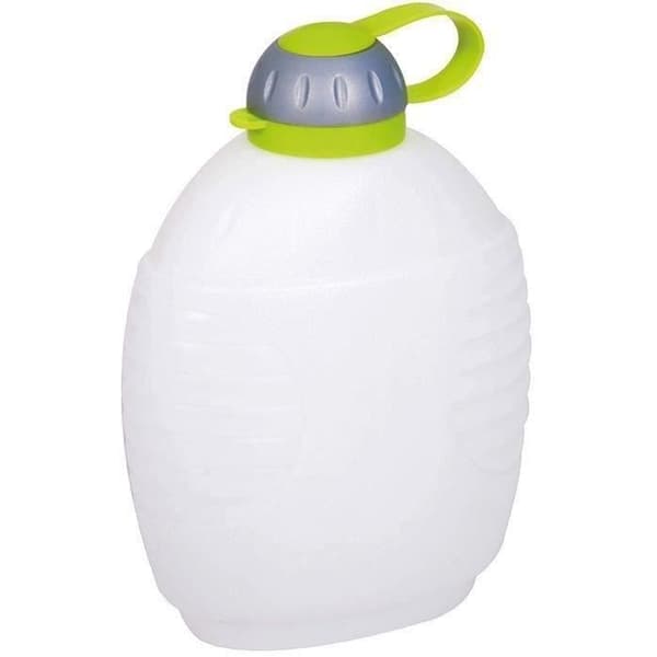 Gourde - EDA - 1 L - Plast - Blå färg - Gul rem
