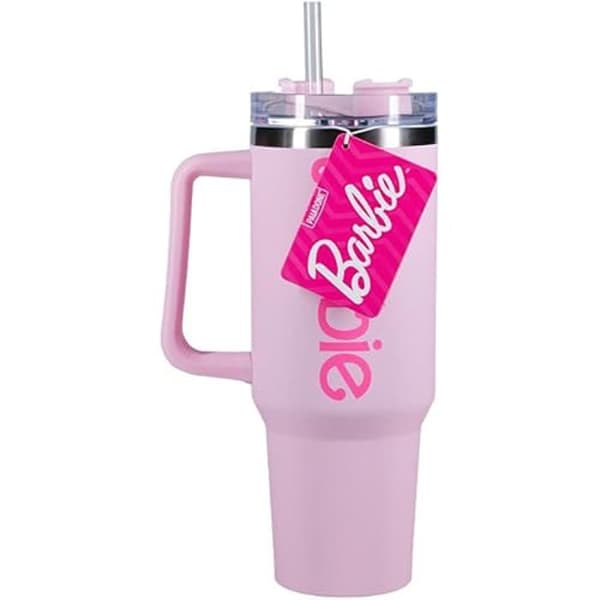 Isolerad mugg - PALADONE - Barbie - Rostfritt stål - 1,2 l - Rosa