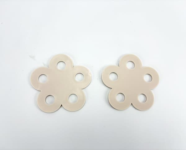 INF Resin Flower Bee drikkefontene (sett med 2)