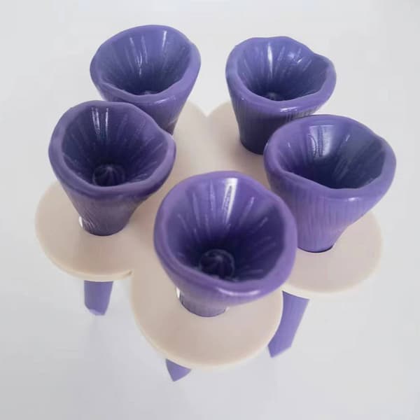 INF Resin Flower Bee drikkefontene (sett med 2)