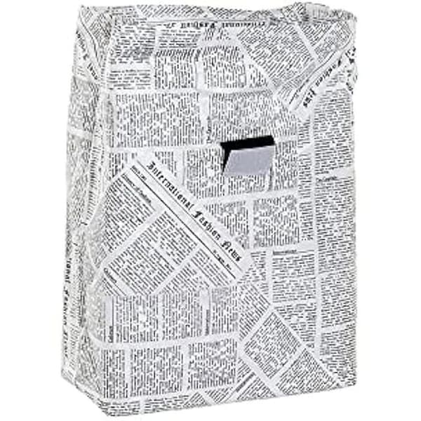 Snackhållare - DKD HOME DECOR - S3025668 - Vit Svart - Polyeten - 20 x 10 x 28 cm