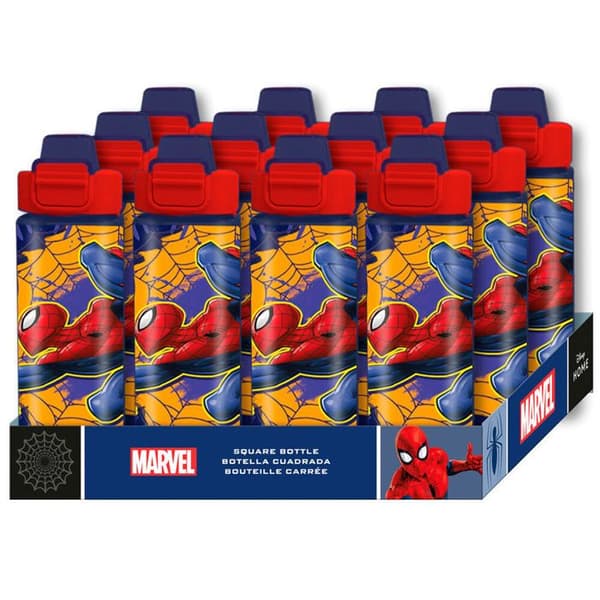 Flaska - Kids Licensing - Marvel Spiderman - 500 ml - Hållbar plast - Mixad