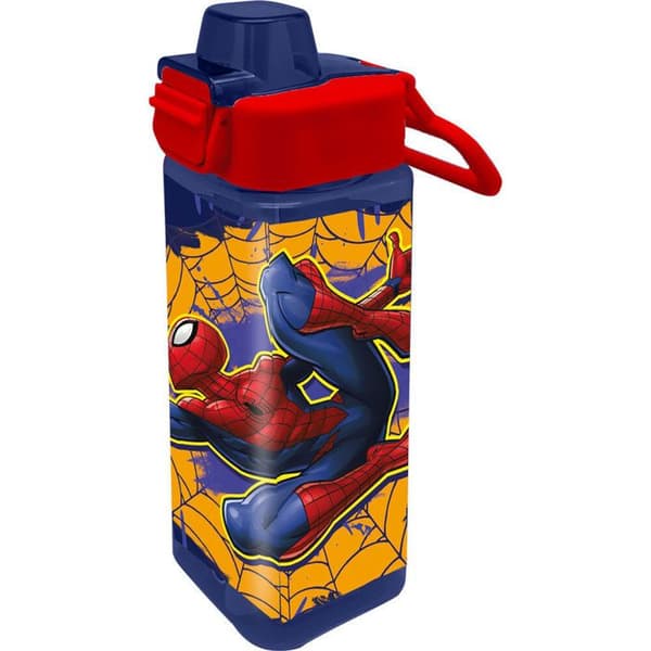 Flaska - Kids Licensing - Marvel Spiderman - 500 ml - Hållbar plast - Mixad