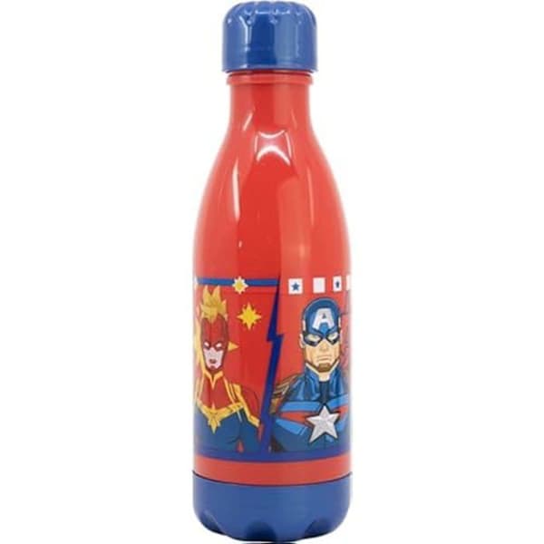Vattenflaska - Marvel - Avengers - Röd - 560 ml - Barn - BPA-fri återvinningsbar plast