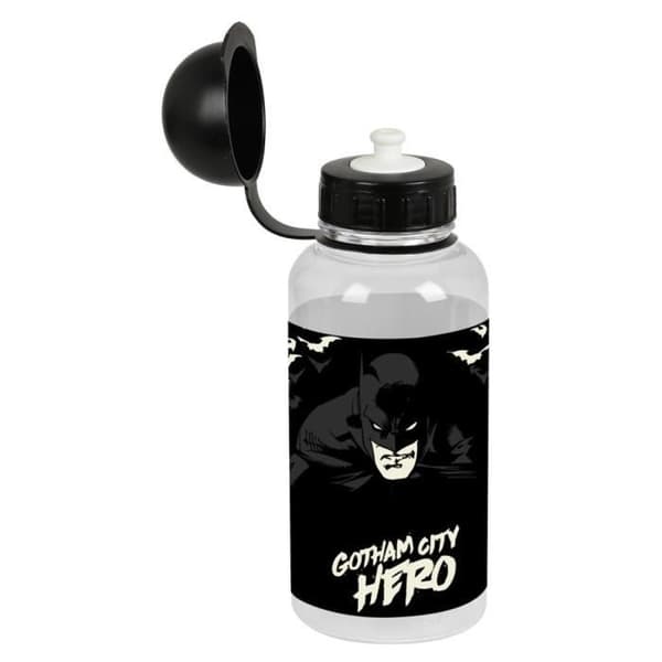 Vattenflaska - SAFTA - BATMAN HERO - 0,5L - BPA-fri plast - Svart