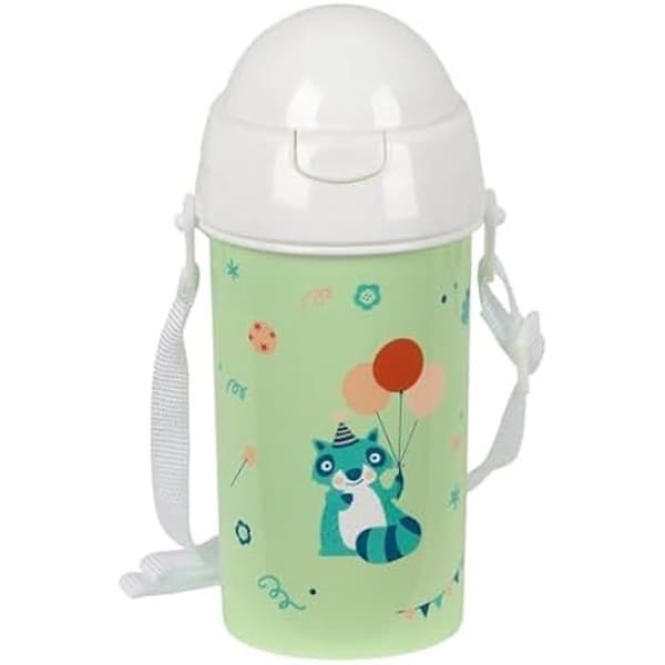 Automatisk öppningsflaska - SAFTA - PREESCOAR FIESTA - 500 ml - Utan BPA - Med axelrem