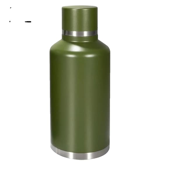 Isoleret Tumbler Flaske, 2L Kapacitet, Udendørs og Camping Brug,Grøn