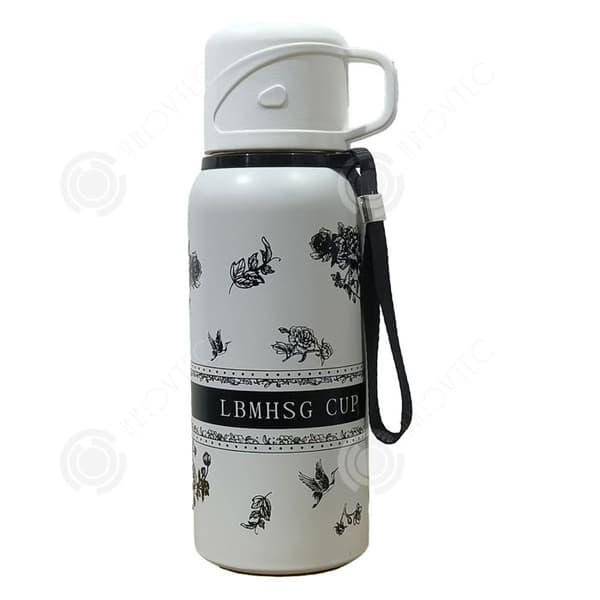 INN Isolerad mugg 800ml 304 rostfritt stålbelagd termoskopp Vattenglas med portabelt lock med teavlopp